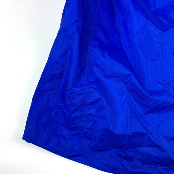 LL Bean Tek Trail Rain Jacket Misses Md Blue Hooded Full Zip Waterproof Windbrkr - Picture 15 of 16